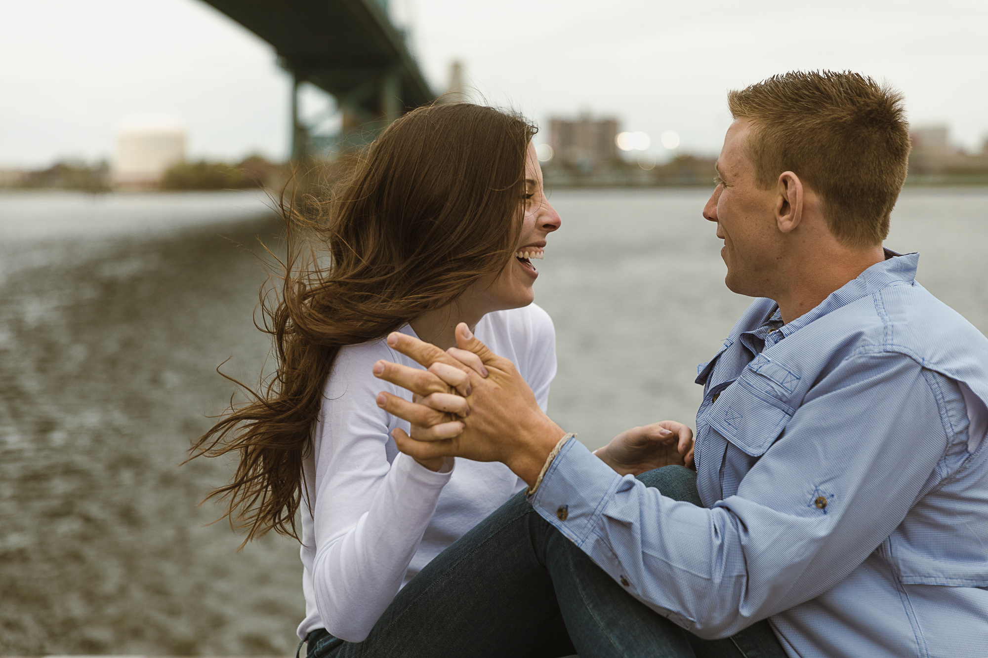 C+M Waterfront Philadelphia Engagement Session Bridget Marie58