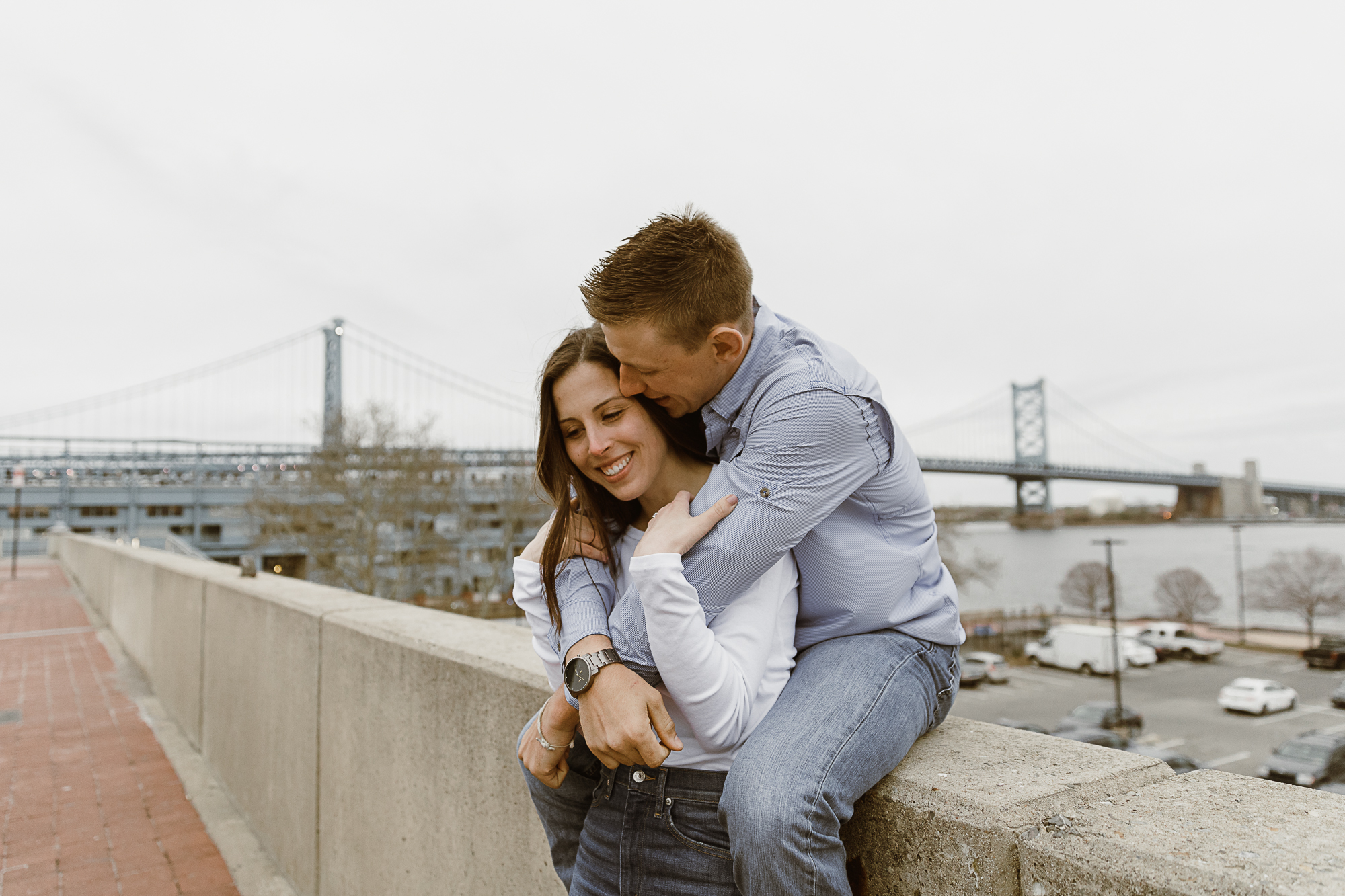 C+M Waterfront Philadelphia Engagement Session Bridget Marie99