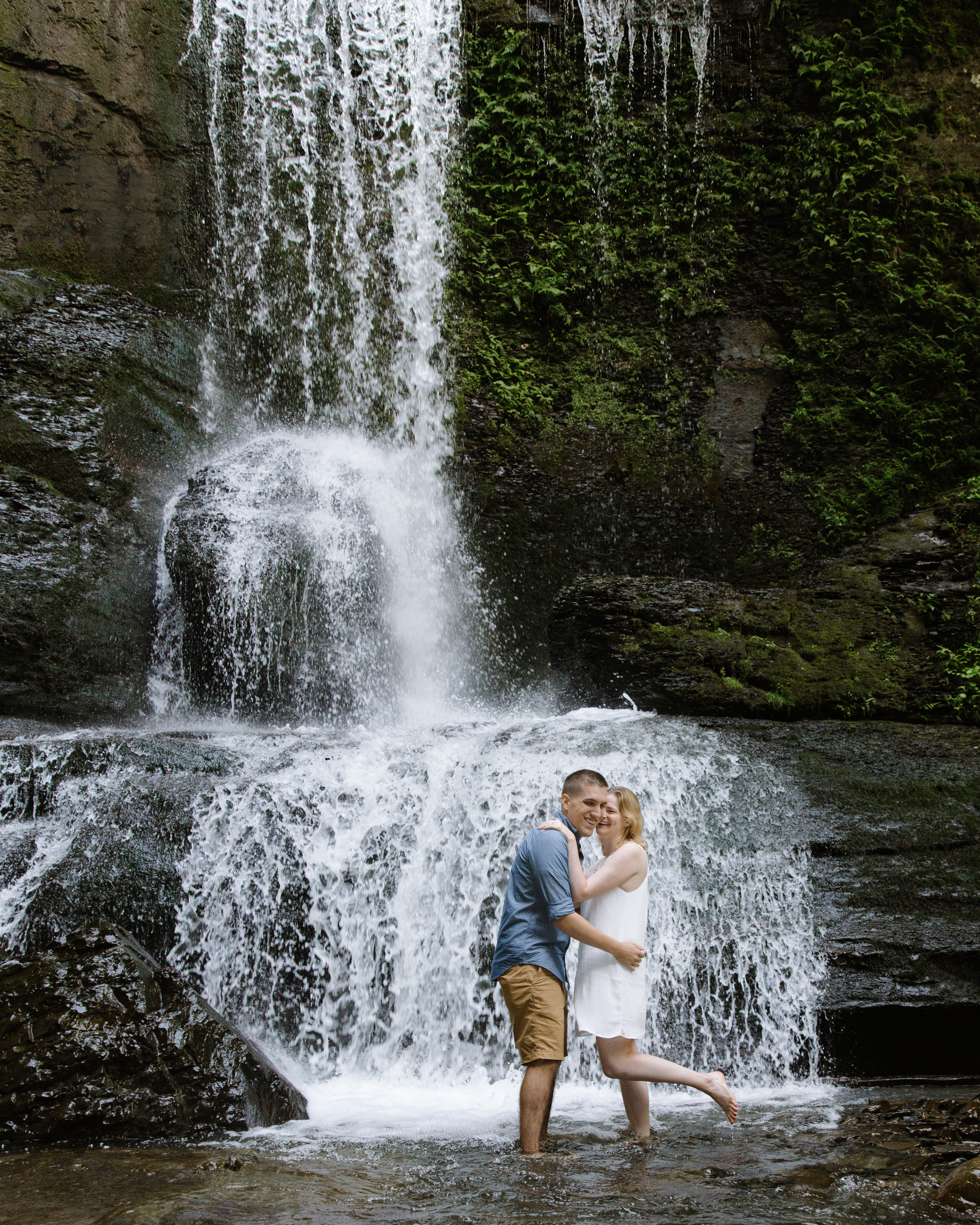 Syracuse NY Waterfall Engagement Session B.Fotographic109