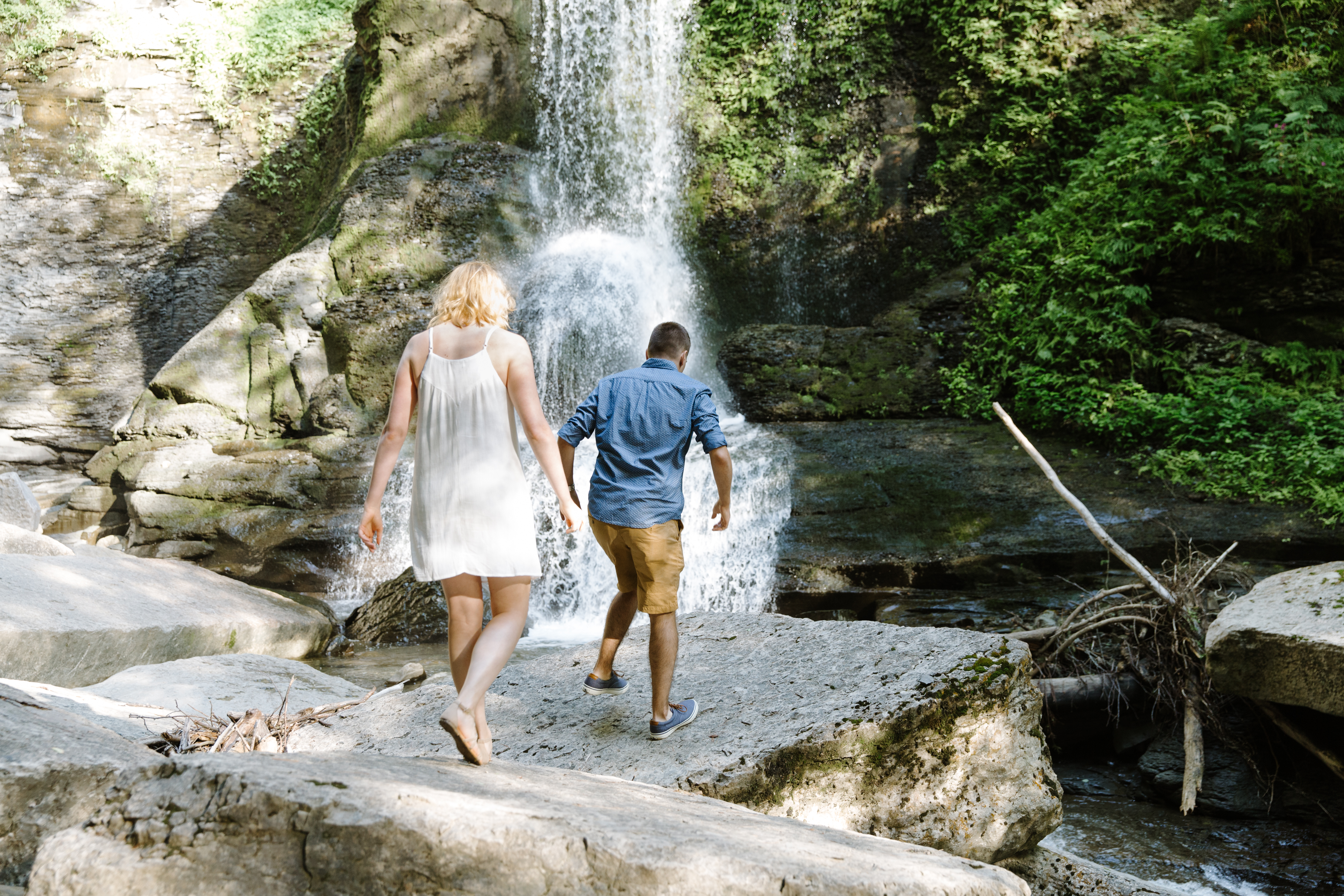Syracuse NY Waterfall Engagement Session B.Fotographic24