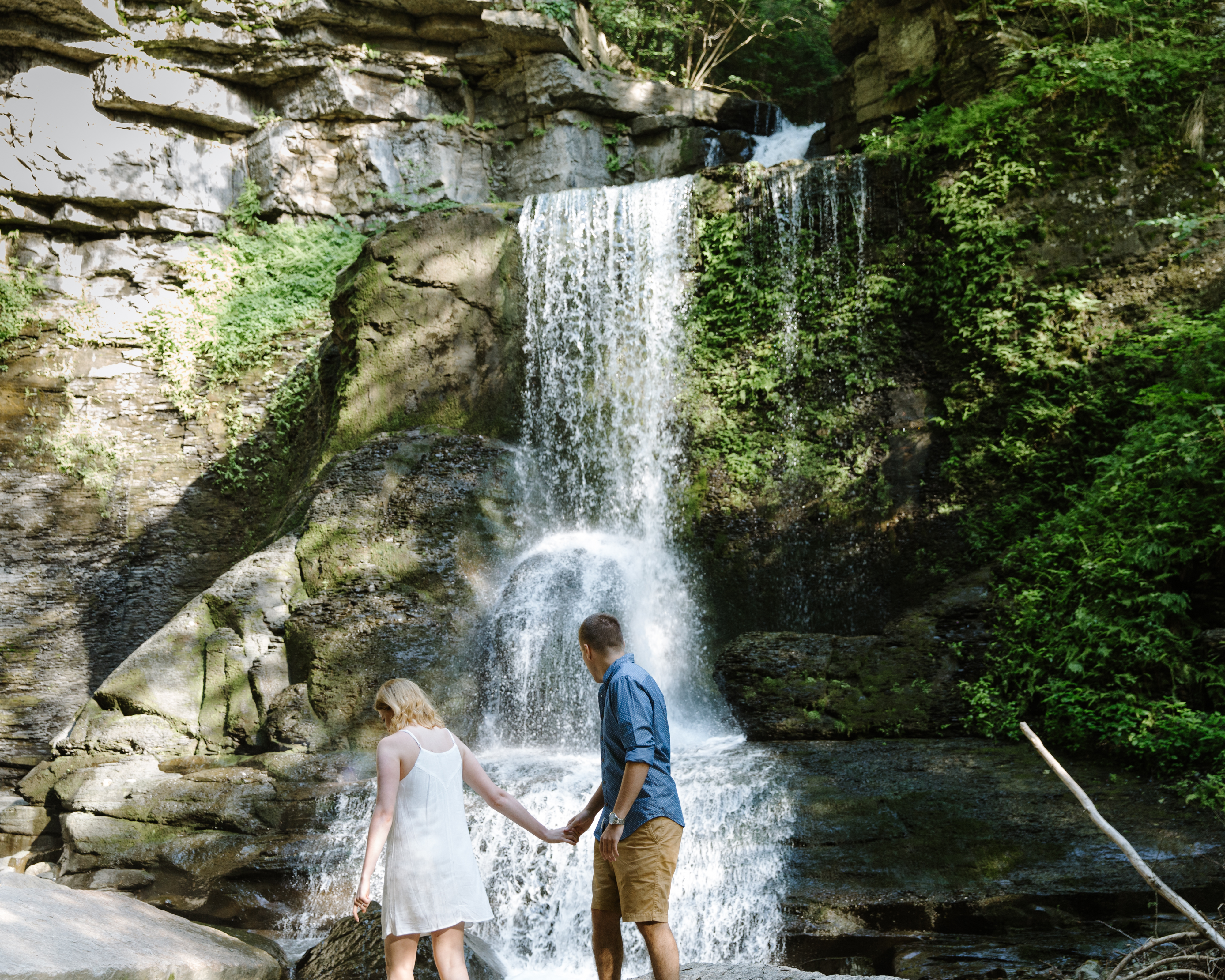 Syracuse NY Waterfall Engagement Session B.Fotographic26