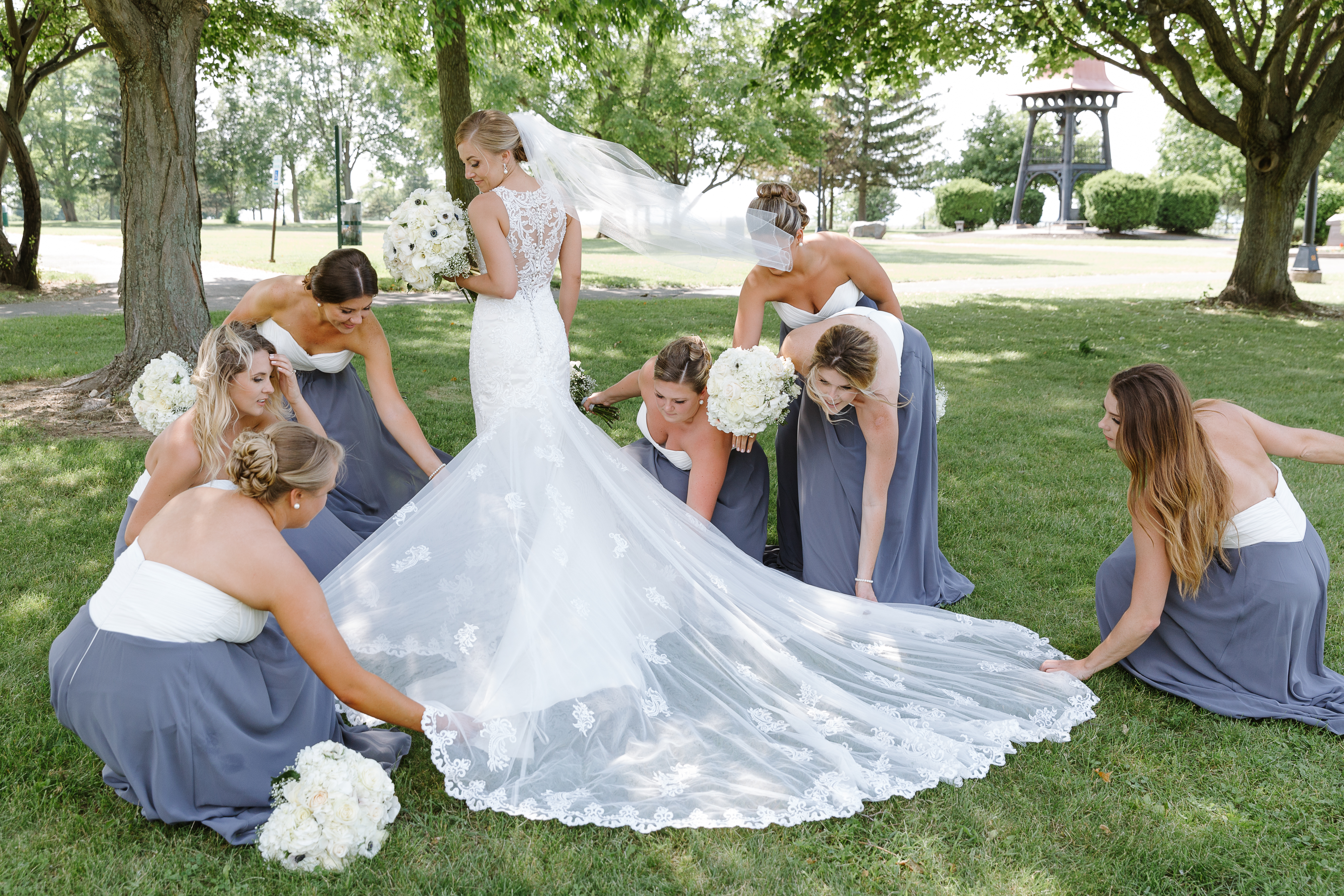 Best of Syracuse Wedding Photography B.Fotographic Oswego Bridesmaids Brides Dress1