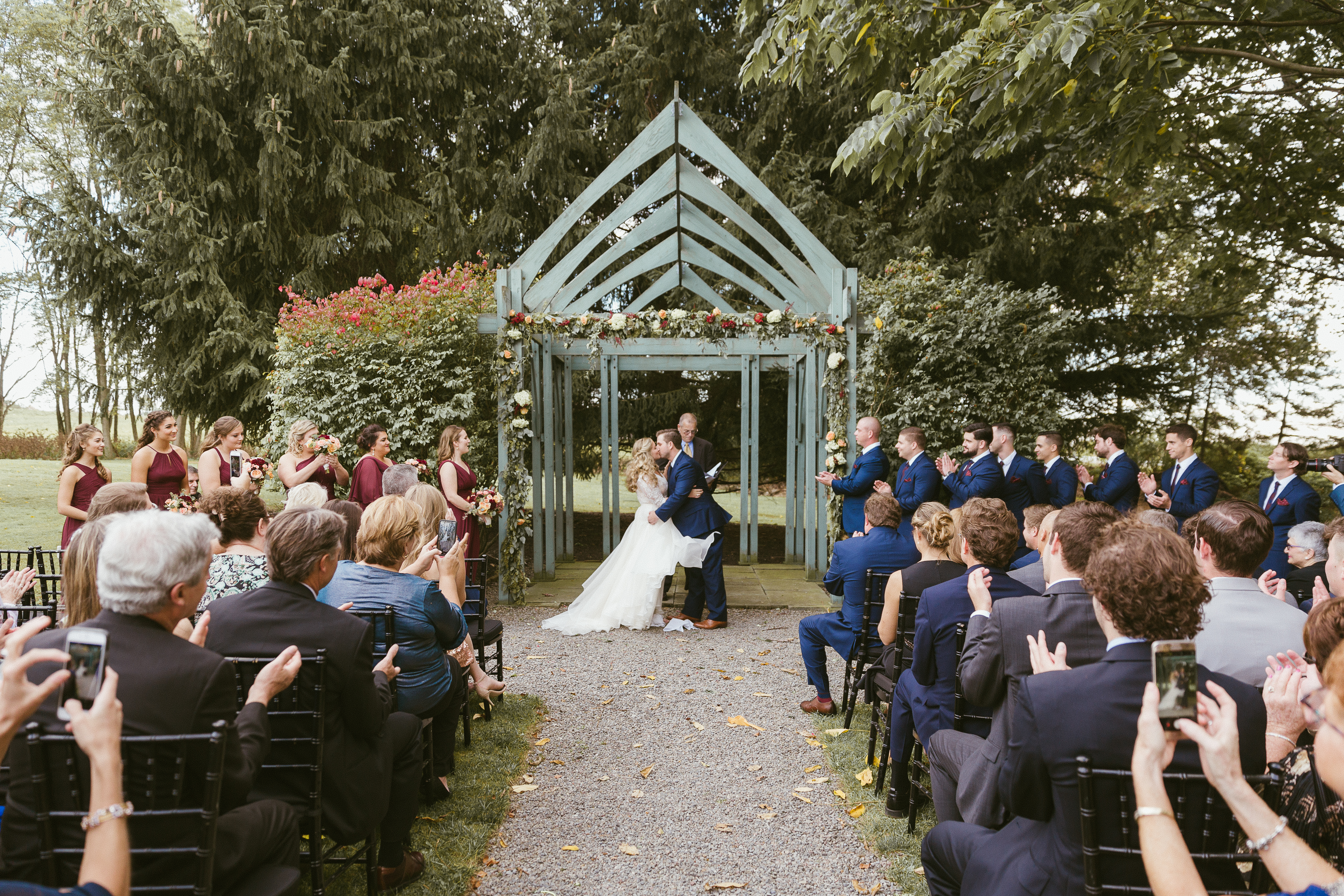 Best Wedding Photographer Outdoor Ceremony Arbor B.Fotographic1