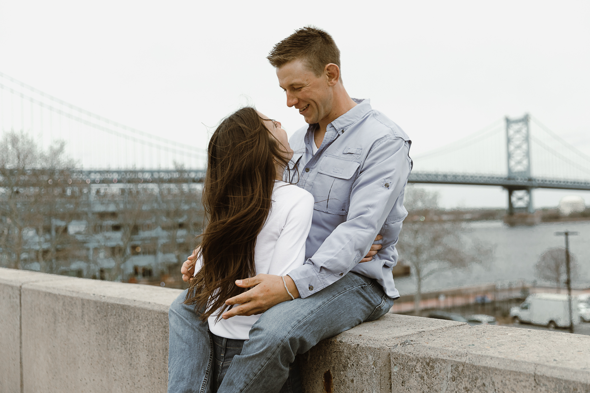 C+M Waterfront Philadelphia Engagement Session Bridget Marie97