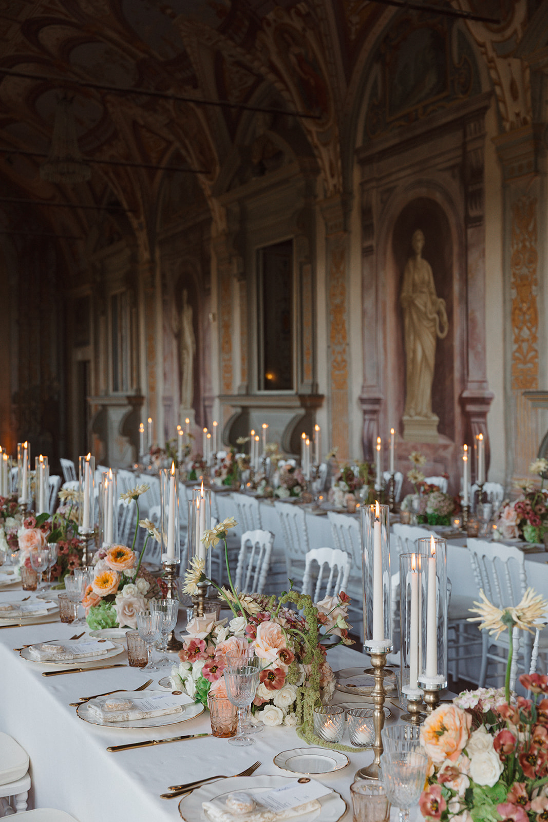 A Villa Corsini luxury wedding, photographed by a destination wedding photographer, By Bridget Photography